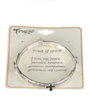 Fruit of Spirit Inspirational Religious Stretch Bracelet 