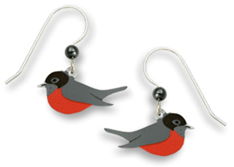 Downy Woodpecker Earrings Made in the USA by Sienna Sky 1413